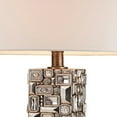 thumbnail image 3 of Benzara BM240307 Table Lamp with Abstract Mirror Block Base, Bronze, 3 of 5