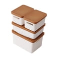 thumbnail image 4 of 4 cajas de almacenamiento para casa de muñecas a escala 1/12, diseño de muebles para casa de muñecas, decoración, escena de vida Marrón claro, 4 of 9