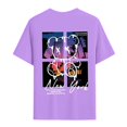 thumbnail image 6 of FINALGANG Mens Short Sleeve Crewneck TShirts With Fashion Casual Sunset Graphic Print Casual Loose Fit Streetwear Tees For Summer Daily Wear Purple XXXL, 6 of 6