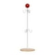 thumbnail image 3 of Soporte para tazas de café, estante para secar tazas, soporte de exhibición de 6 ganchos, estante multiusos para tazas de café, árbol para mesa y rojo, 3 of 9