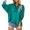 Green, variant on Vedolay Womens Sweatshirts Printed Stand Up Collar Long Sleeve Hoodless Sweater Red,M