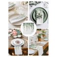thumbnail image 4 of Hokiten Kitchen Dinner Napkins Set of 8 Green Eucalyptus Branches Cloth Napkins Reusable Washable Table Napkins for Weddings Cocktail Parties Holiday Table Decor 20x20 Inch, 4 of 8