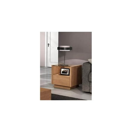 24 in. Contemporary End Table (Light Cherry)