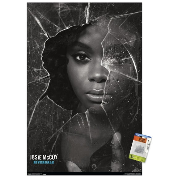 Riverdale - Shattered Josie Wall Poster with Push Pins, 22.375" x 34"