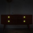 thumbnail image 6 of PhooArto Funny Donkey Sunflowers 4 PCS Crystal Glass Cabinet Knobs, Drawer Kitchen Cabinets Dresser Cupboard Wardrobe Pulls Handle - Glowing in the Dark, 6 of 7