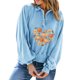thumbnail image 4 of Moda mujer Casual sólido cuello vuelto manga larga botón suelta otoño blusa Tops Pompotops  FGAJ21802, 4 of 8