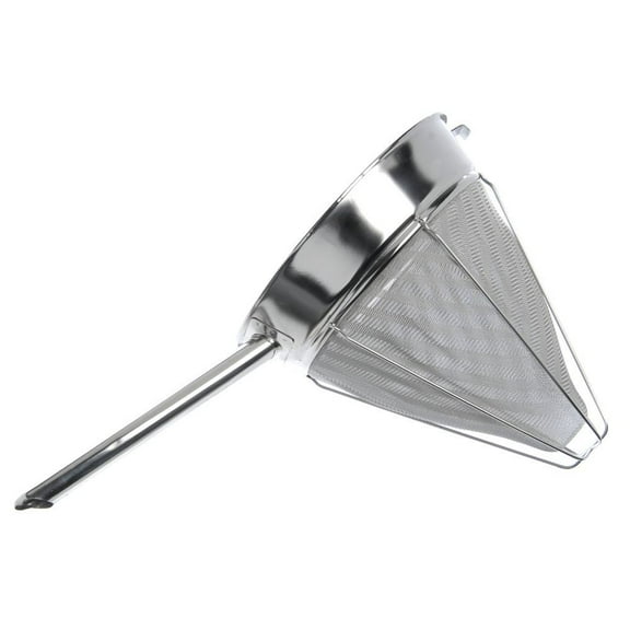 Hubert® Stainless Steel Bouillon Strainer with Reinforced Wire - 10"Dia