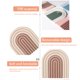 thumbnail image 4 of Naiovety Posavasos aislantes, alfombrillas para botellas, decoración de de comedor extraíble para el hogar, mantel Individual antiescaldado, Cocina y Comedor cafe beige Naiovety HA010139-03, 4 of 6