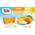 thumbnail image 3 of (4 pack) Dole Fruit Bowls Peaches and Crème Parfait, 4.3 oz Cups (4 Pack), 3 of 12