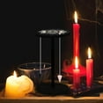 thumbnail image 6 of 1 set Pendulum Holder Wooden Pendulum Display Stand Stones Rocks Crystal Pendulum Holder with 18 Slots for Crystals Necklaces Accessories Decoration Spirit Altar Decoration - Geometry Moon, 6 of 7