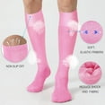 thumbnail image 4 of 1Pairs Baseball Soccer Softball Socks for Youth Adult Solid Colors Socks for Boy Girl, 4 of 7