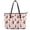Dachshund Donut Flower, variant on ZUXONGSY Sunflower Paw Print Handbag for Women Large Capacity Satchel Handbags Casual Travel Purse with Handle for Travel Shopping