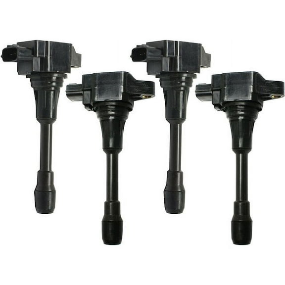 Ignition Coil Kit - 4 Piece - Compatible with 2005 - 2019 Nissan Frontier 4-Cylinder 2006 2007 2008 2009 2010 2011 2012 2013 2014 2015 2016 2017 2018