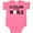 Hot Pink, variant on Inktastic Cleveland Vs. the World with Baseball Boys or Girls Baby Bodysuit