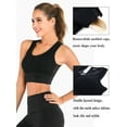 thumbnail image 4 of FANNYC Yoga Sports Adjustable Strappy Bra for Women Racerback Wirefree Bras Medium Support Yoga Workout Bra with Removable Cups, 4 of 7