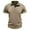 Khaki, variant on WREESH Mens Classic Casual Polos Shirt Short Sleeve Button Down Golf Top Lightweight Cotton Pocket Tee Summer Basic T-Shirt 2025