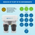 Aquasana 2Stage Under Sink Water Filter System Nickel AQ5200.55