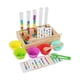 thumbnail image 1 of Rainbow Clip Bead Puzzle, juego de mesa, juguetes sensoriales preescolares, bolas de arco iris de madera en tazas para niños, 1 of 9