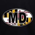 thumbnail image 3 of CafePress - Maryland MD Oval (W/Flag) Kids Sweatshirt - Kids Sweatshirt, Youth Crew Neck Sweatshirt, 3 of 4