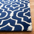 thumbnail image 3 of SAFAVIEH Chatham Xanthia Geometric Wool Area Rug, Dark Blue/Ivory, 5' x 8', 3 of 10