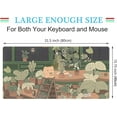 thumbnail image 2 of Cute Desk Mat Kawaii Bear Mousepad Cute Anime Plant Desk Protector, Kawai Aesthetic Brown and Green Forest Keyboard Mat, Large Mouse Pad XXL Gaming Desk Pad XL Office Home Decor for Women Girls, 2 of 6