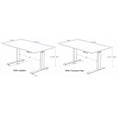 thumbnail image 6 of Stand Up Desk Store Electric Adjustable Height Standing Desk with Programmable Memory (Charcoal Frame/Gloss White Top, 48" Wide), 6 of 8