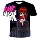 thumbnail image 1 of Camisetas Funkin de Fridany Night para niños y niñas, ropa de verano para niños, camisetas de manga corta, ropa de 1 a 14 años, disfraces para niños 8T Gao Jinjia LED, 1 of 2