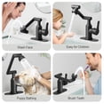 thumbnail image 2 of Grifo de baño FunnyAir giratorio 1080° negro mate, 2 of 9