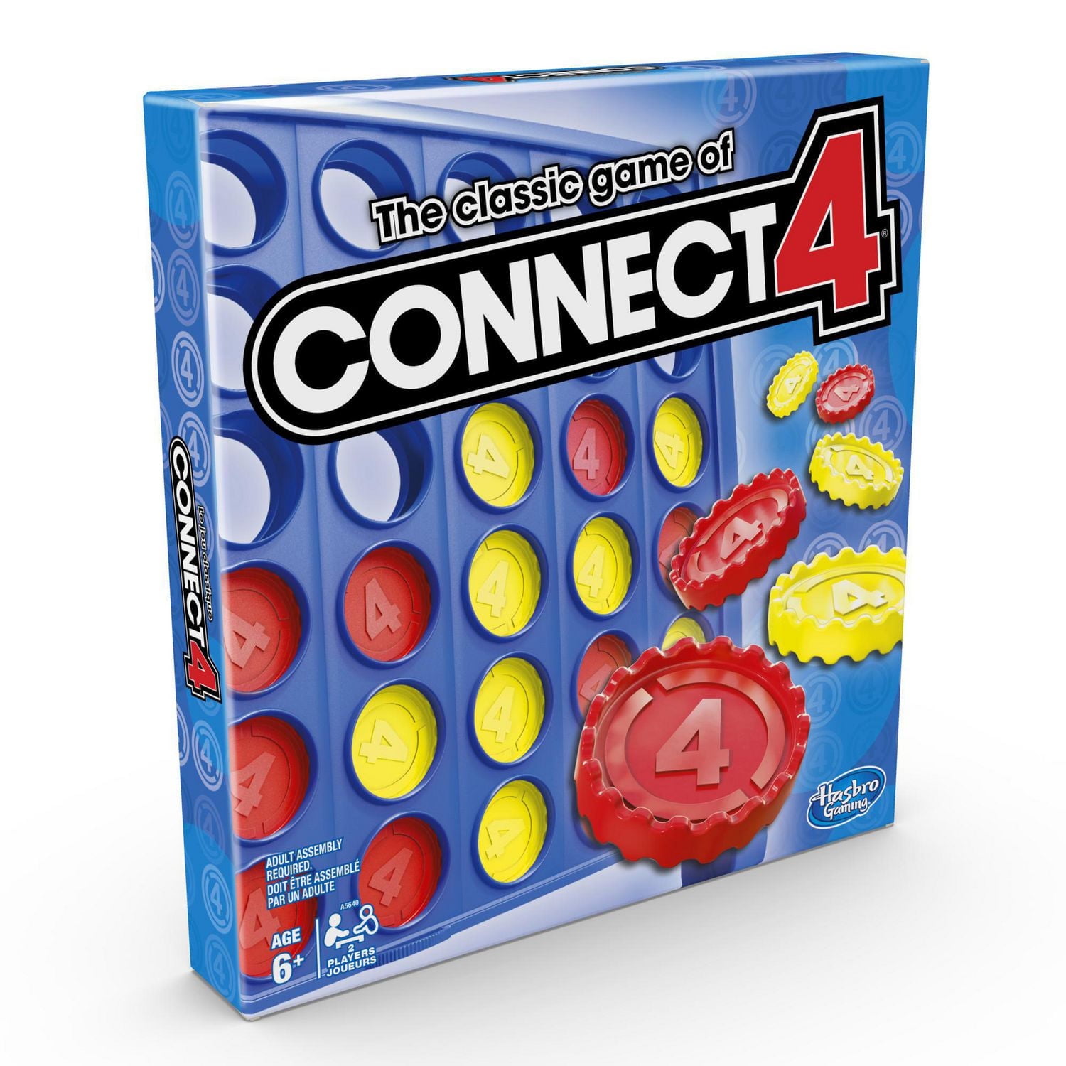 Connect 4 Classic Grid Board Game, Ages 6 and up