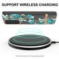 thumbnail image 5 of SaniMore for Samsung Galaxy A33 5G Case, Flexible TPU Magnetic Cover Support Wireless Charging Slim Flower Grass Pattern Shockproof Protective Shell for Ladies Women Girls, Green Flowers, 5 of 9