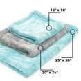 thumbnail image 5 of The Rag Company - The Liquid8r - Car Drying Towel - 1100gsm, 25in x 36in, Aqua Blue, 5 of 10