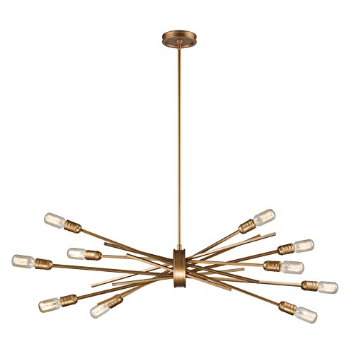 ELK Lighting 66972/10 Xenia 10 Light Chandelier In Matte Gold