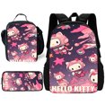 thumbnail image 1 of Mochila escolar Sanrios Hello Kitty para niños y niñas, bolsa de almuerzo, bolsas de lápices, mochilas escolares, el mejor regalo, 1 of 5