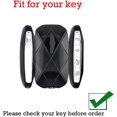 thumbnail image 2 of Key Fob Cover Compatible with Hyundai Genesis GV60 GV80 G70 GV70 G90 TPU 5 Button Keychain Case Holder Protector,D Black, 2 of 8