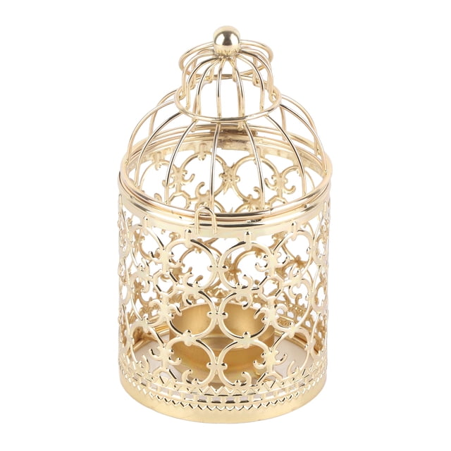 Candelabro Vintage Birdcage Candelabro Decoraciones para Regalo Hogar Eventos BodasOro