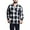 Navy, variant on G-Style USA Men's Western Casual Plaid Long Sleeve Button Down Shirt, Up to 5X