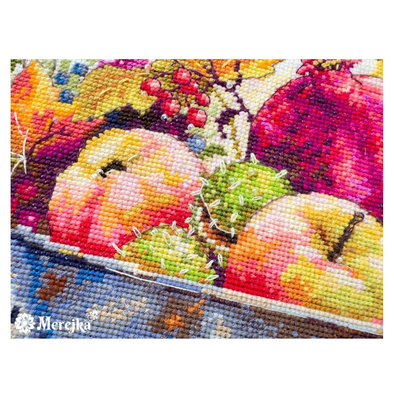 Counted Cross Stitch Kit September Dew, ecru