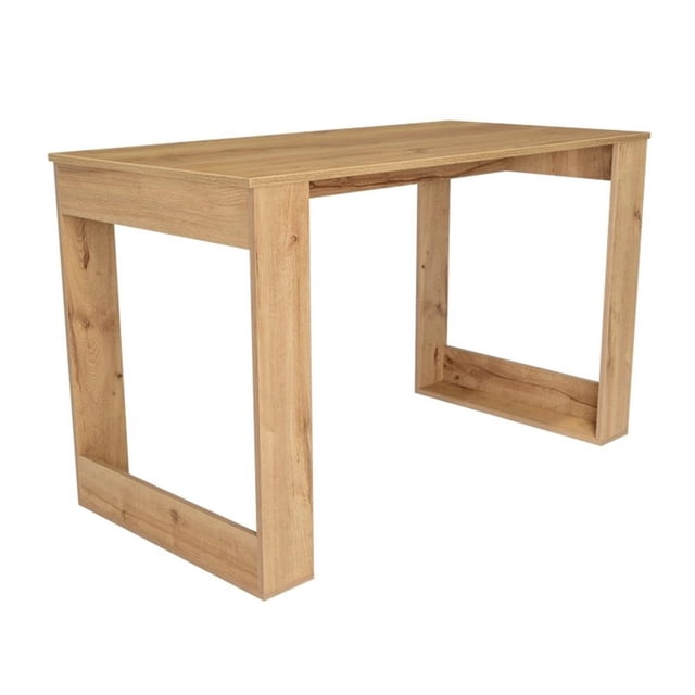 FM FURNITURE Aurora Writing Computer Desk Engineered Wood Oak