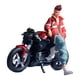 thumbnail image 3 of Maqueta de motocicleta a escala 1:64 con figura de resina, pintada a mano, figura de piloto en miniatura Chico, 3 of 9