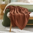 thumbnail image 2 of Better Homes & Gardens Sweater Knit Oversized Couch Throw Blanket, Gingerbread Cookie, 50 x 72 in, 2 of 5