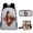 A09-Gray, variant on Adriel Favela Backpack 3 Piece Set Unique Daypack Fashion Crossbody Bag Hip Hop Rucksack