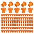 thumbnail image 3 of 100 Pcs Rebar Safety Caps, Orange Color, 2.36 x 2.17 x 1.5 Inches, 3 of 5