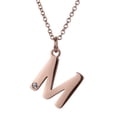 thumbnail image 2 of Set de Joyería para Mujer Iniciales LuckyLy, Collar y Aretes Oro Rosa 18k, Modelo Yara rosa UNITALLA, 2 of 7