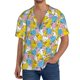 thumbnail image 1 of Fotbe Colorful Duck Camisa Estampada de Manga Corta para Hombre, Casual de Verano, Estilo Playero, Sin Arrugas-XX-Large, 1 of 5