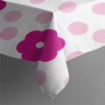 thumbnail image 3 of Pioneer Flower Floral Print Pattern Rectangle Tablecloth 60"x84",Waterproof Polyester Rectangle Table Cloth, Wipeable Spillproof Polyester Tablecloth for Dining, Camping, Indoor and Outdoor, 3 of 5