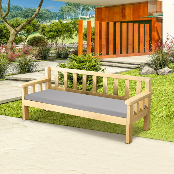 Thick 2 Seater Garden Bench Swing Cushion Pad Rectangle Patio Quilted Lounge Outdoor Soft Foam Chair 42 5x17 7x2 3 In Com - 2 Seater Garden Bench Seat Cushion