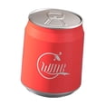 thumbnail image 4 of Cola Can Forma Press Tipo de lavabo la basura de diseño simple de diseño con basura de basura de tapa para la habitación de la sala de lavandería Rojo, 4 of 8