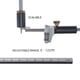 thumbnail image 2 of Herramienta de marcado para carpintería | Herramienta de dibujo lineal para carpintería y proyectos de bricolaje | Calibrador de marcado de aleación de aluminio con regla ajustable, 2 of 9