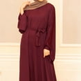 thumbnail image 5 of Abaya Longue pour Femmes, Robe Longue Musulmane, Kaftan Vintage Imprimé Floral, Maxi Islamique, Robes pour Femmes, 5 of 5