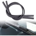 thumbnail image 1 of LAICAIW 4 Pieces Car Windshield Bracketless Wiper Rubber Filler Strip, 26 Inches Car Size Adjustable Wiper Substitution Rubber Strip, Suitable for Car Front Rear Windshield, Doors, Windows (Black), 1 of 6